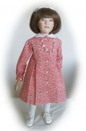 Click to enlarge image 1940's School Dress that fits American Girl Dolls - Pattern 104