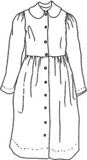 Click to enlarge image Old Fashion Country Dress - Pattern 7