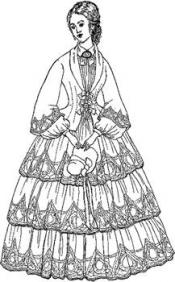 Click to enlarge image 1853 Day Dress - Pattern 37