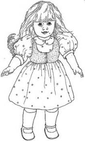 Click to enlarge image Classic Dress w/ Puff Sleeves & Vest that fits American Girl - Pattern 48